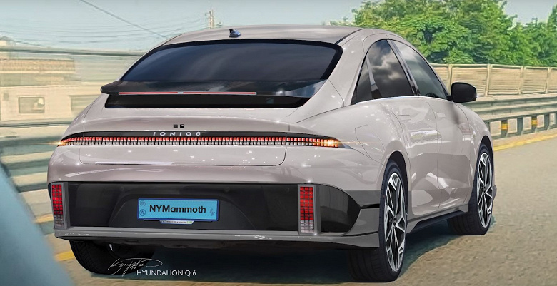 308 л.с., 515 км и полный привод: Hyundai рекламирует электрический стримлайнер Ioniq 6 